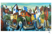 Bungalows living by the waters edge. - in Gentle Waters By Miguel Freitas