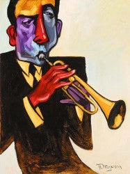 Musical Series - performer playing the trumpet.