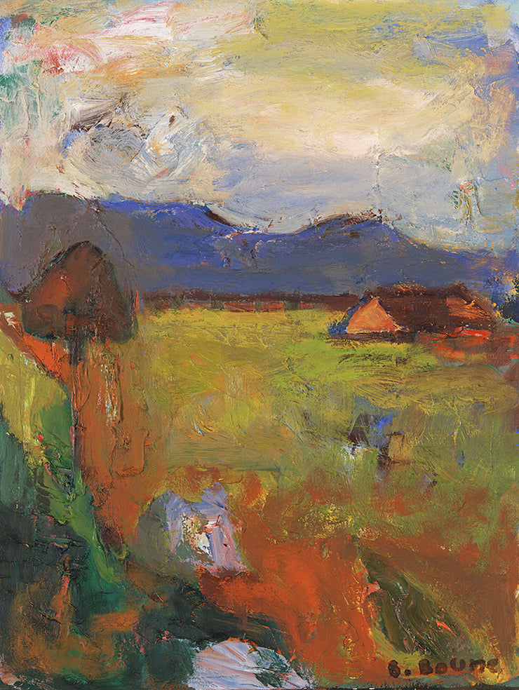 A cloudy day in the countryside 