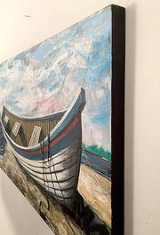 Side view - showing the textured paint